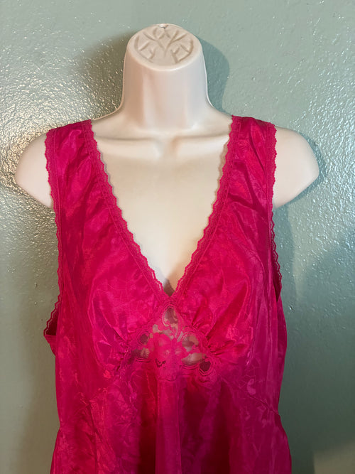 Pre-Owned - Adonna Nightgown Negligee - Red - X-Large