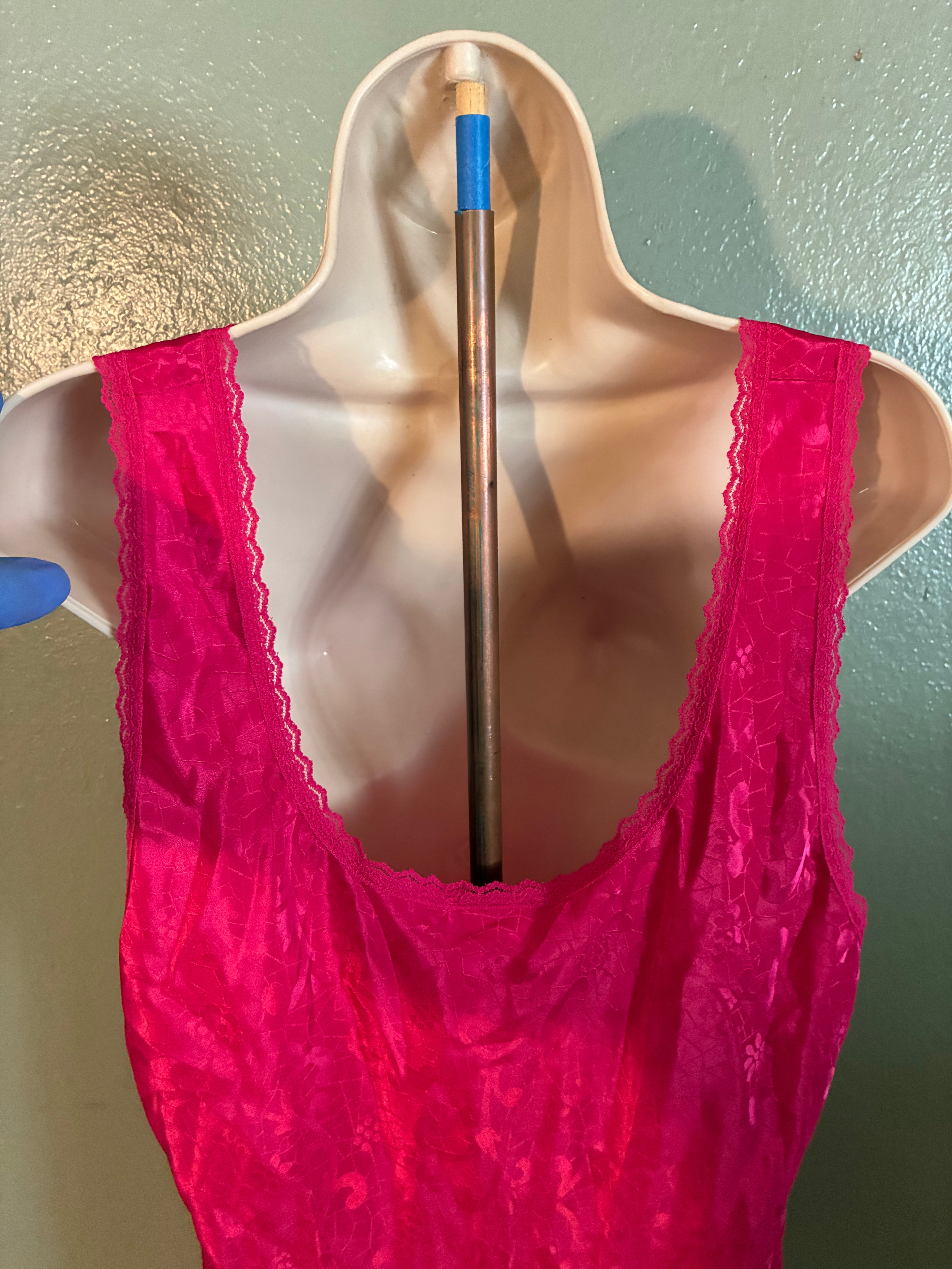 Pre-Owned - Adonna Nightgown Negligee - Red - X-Large